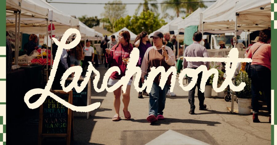 Larchmont Village farmers market